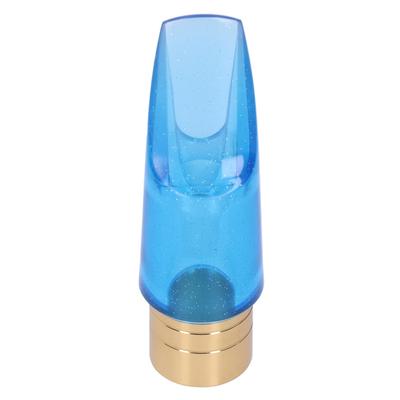 Saxophon Mundstück Bb Alt ABS Blau Transparent Blasinstrument Zubehör Ersatz