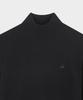 BROOKS BROTHERS Wool Cashmere Solid Half-Neck Sweater (Black) (Bbwumbf404)