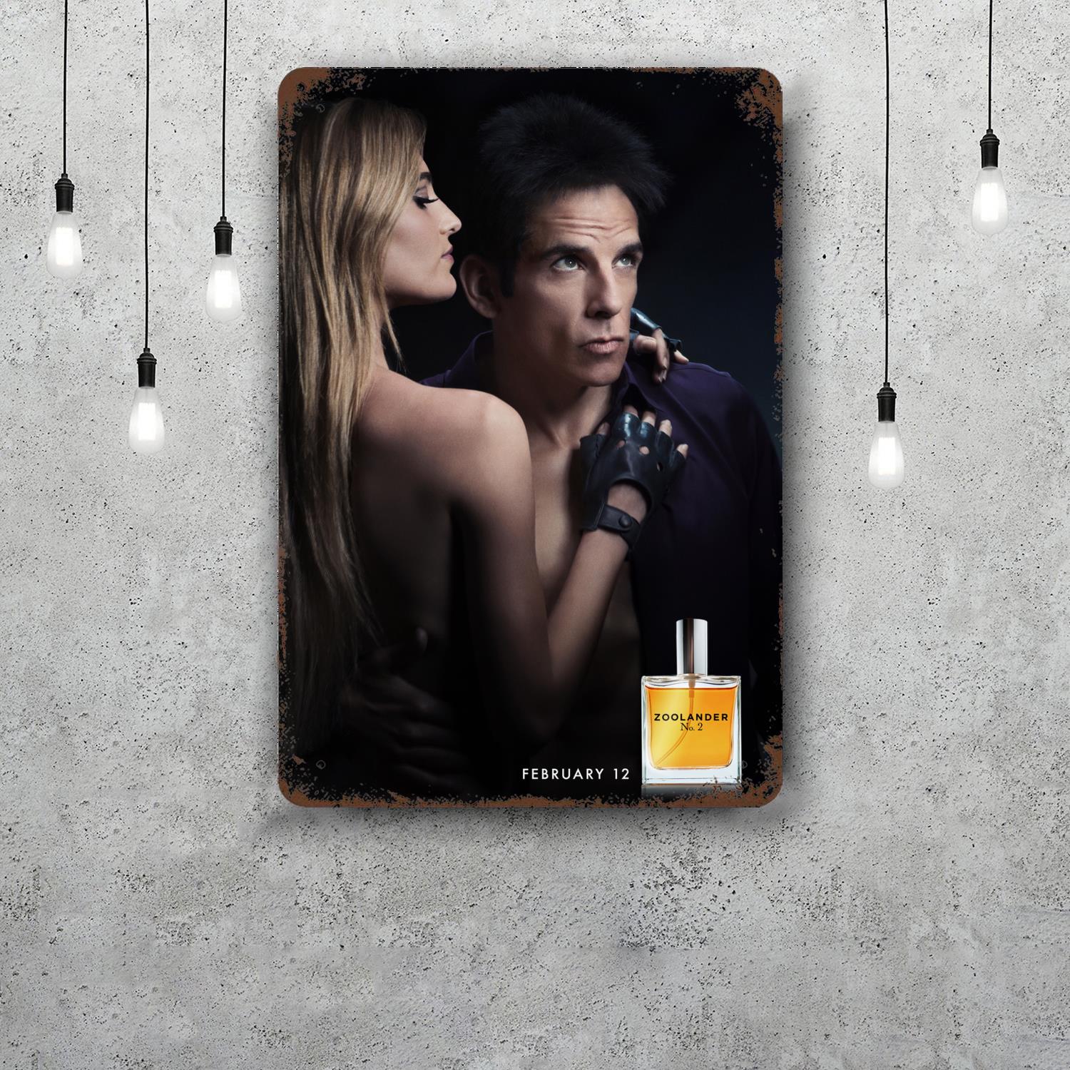 

zoolander Funny Bar Metal Sign Retro Plaque Vintage Sign Alcohol Drinker Pub Club Man Cave Kitchen Wall Decoration 20x30cm（7.8x11.8inch）