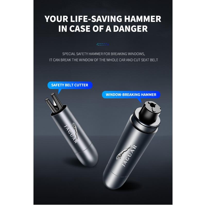 Car Safety Hammer Emergency Window Breaker Seat Belt Cutting Machine For Jaguar XF XE XJ F-Pace X-Type S-Type F-Type E-Pace I-PACE XK