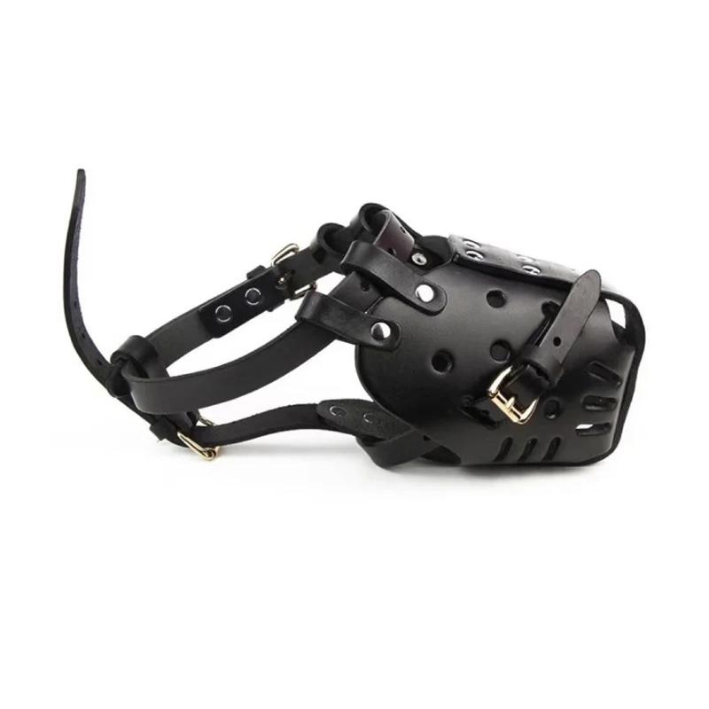 

Кожаные намордники для домашних собак, клетка для защиты от укусов, защитная маска для рта для собак, немецкая овчарка, доберман, дрессировка собак, защитные маски M (20-35kg)