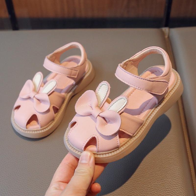 Mode Flickors Skor Sommar Nya Barnsandaler Mjuk Sula Flickor Prinsessskor Halkfria Barn Strandsko Enkla Flickors Sandaler