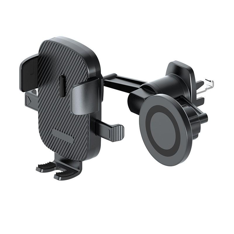17mm Dual-Position Phone Holder with Vent Mount for Ride-Hailing Apps
