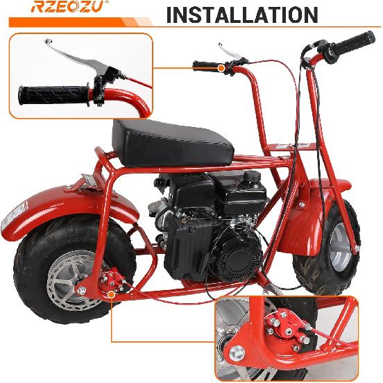 Mini Bike Brake Lever Kit Replacement For Coleman Minibike CT100U CC100X Motovox MBX10 MBX11 Monster Mega Moto 80Cc 105Cc Baja Doodlebug DB30 GMB100