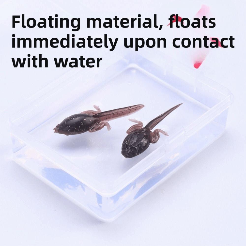 With Hooks Artificial Soft Bait Box Packaging TPE Floating Bait Bass Fishing