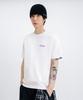 LEMAIN SECOND Basic Logo Print Oversized Short Sleeve T-Shirt [White]