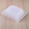 Pack Of 5 Clear Flat Plastic Storage Boxes for Organizing Beads Tools Letter and Papers Transparent Organizers Case