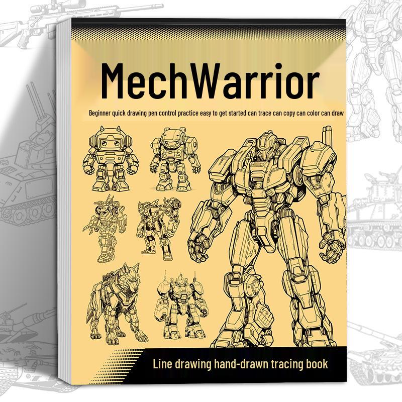 Q-Style Mecha Battleship Drawing & Coloring Book: Manga-Inspired Characters for Kids