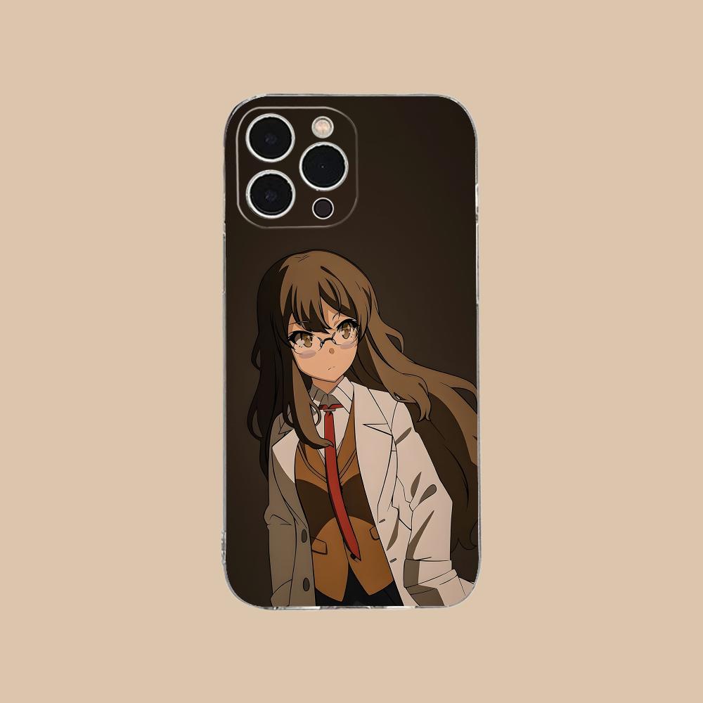 

Futaba Rio Senpai Phone Case for iPhone 16 15 14 13 12 11 X XR XS Pro Max Plus Mini Clear Transparent Cover Pretty Luxury iPhone XR