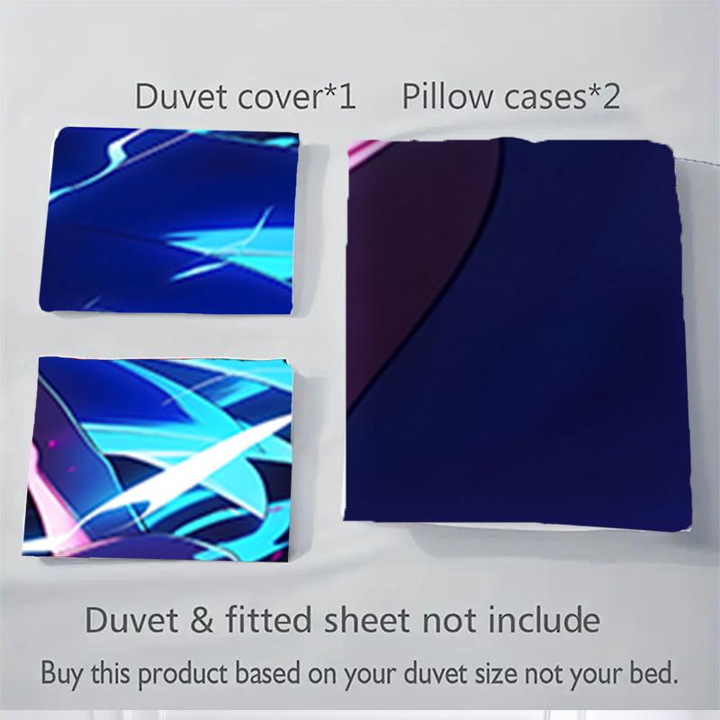 3pcs Sonic the Hedgehog Home Bedding Set-Universal Three-Piece Suit for Bedroom, Guest Room, Living Room, Hotel-Perfect Gift for Fans, Trave