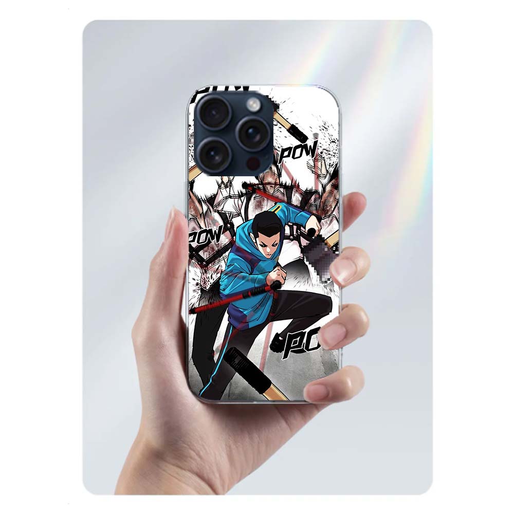 Jonggun Lookism Clear Phone Case For Iphone 17 Air 16 Pro Max 15 Pro 14 Plus 17E 16E 11 13 12 Mini Cover Cases Fundas Cell TPU