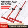 Multi-functional Aluminum Alloy Tile and Glass Push Cutter with Roller Blade