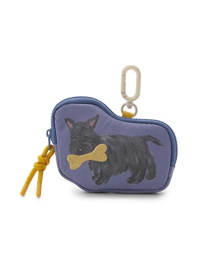 Gelato Pique SUMMER DOG All-Over Print Die-Cut Pouch PWGB252542 Women's BLU Free Size