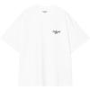 SS25 S/S Signature Script T-Shirt Loose Fit Graphic Embroidered Drop Shoulder Short Sleeve T-Shirt Men Tops I033828-00A-XX