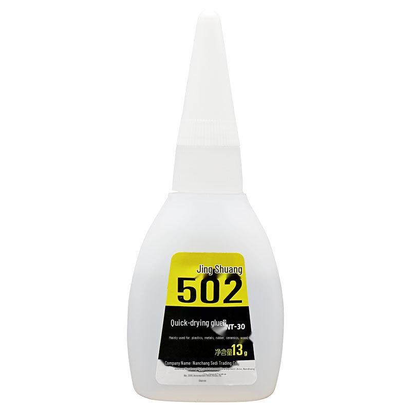 502 Strong Multi-Purpose Quick-Drying Glue for Shoe, Metal, Plastic, Glass, Wood, Leather, Rubber, ABS