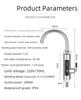Stainless Steel Instant Hot & Cold Electric Kitchen Faucet