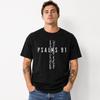 Psalm 91 Geloof T-shirt Christelijke Bijbelvers Grafisch Casual Ronde Hals T-shirt