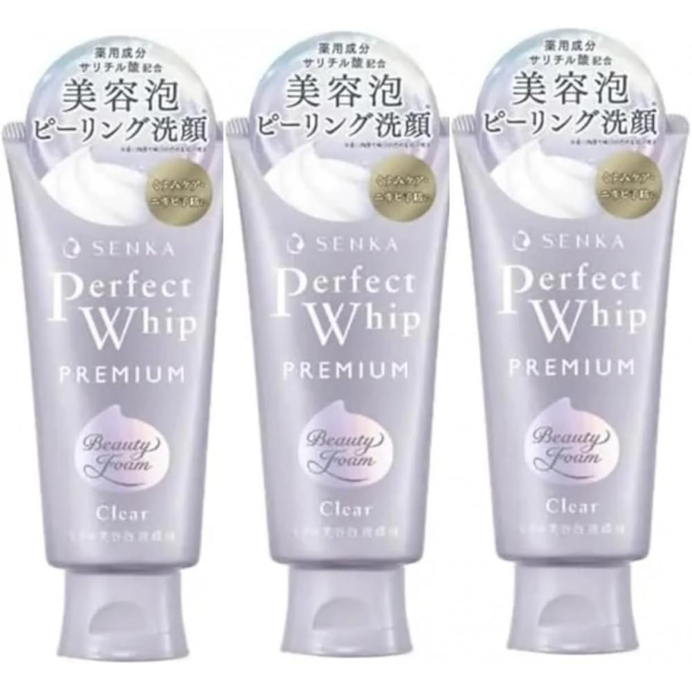 Unbranded Item [Set Of 3] Senka Premium Perfect Whip Clear Peeling Clear 120g 120g 120g Set Of 3