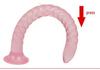 Spiraalvormige Super Lange Anale Plug met Zachte Kralen - Unisex Erotische Achtertuin Masturbator.