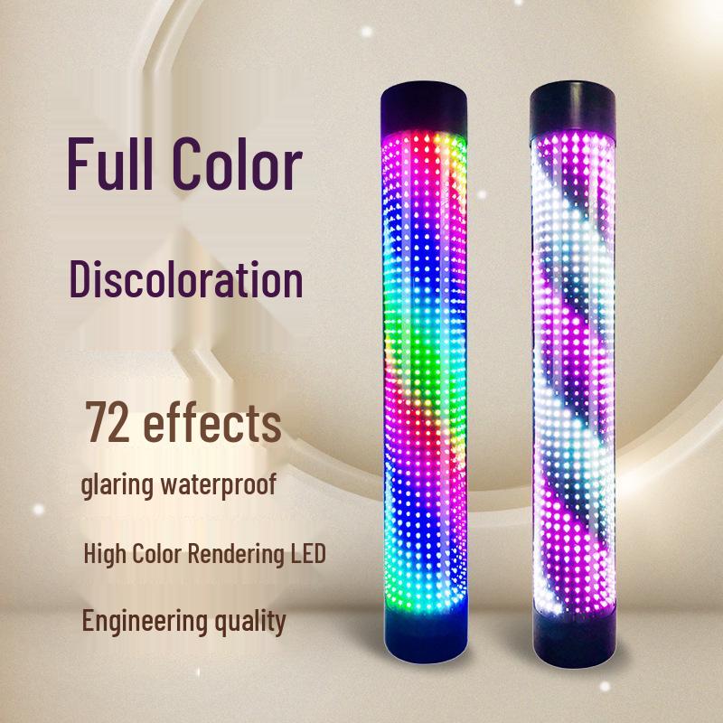 Wall-Mounted Waterproof LED Rotating Barber Shop Light Box