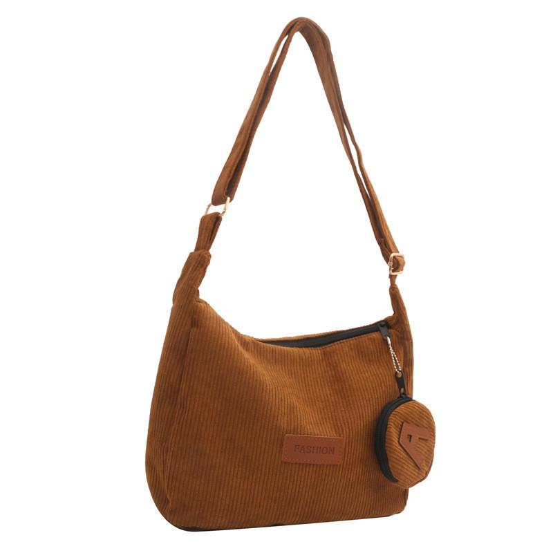 

Chic Street Style Women s Bag 2024 Spring New Large Capacity Mother And Child Bag коричневий