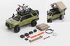 Gaincorp Products GCD Scale Toyota 4Runner TRD PRO Overland with Accessories Finished Model 1/64 (LHD) - - Green, KS080-532