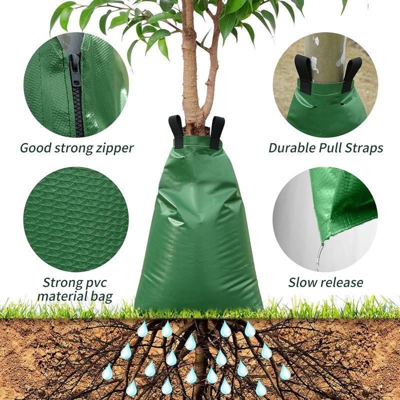20 Gallon Tree Watering Bag Drip Irrigation Bag Tree Watering Pouch Slow Release Bags Garden Automatic Watering Tool For Plan