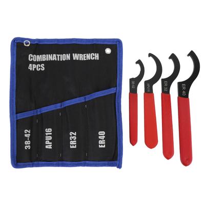 4Pcs Coilover Spanner Wrench Set Universal Shock Adjustable Spanners APU16 ER32 40 for Business Plumbing Automotive