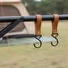 Foldable Tripod Hanging Rack Quick Assembly Storage Shelf for Picnic
