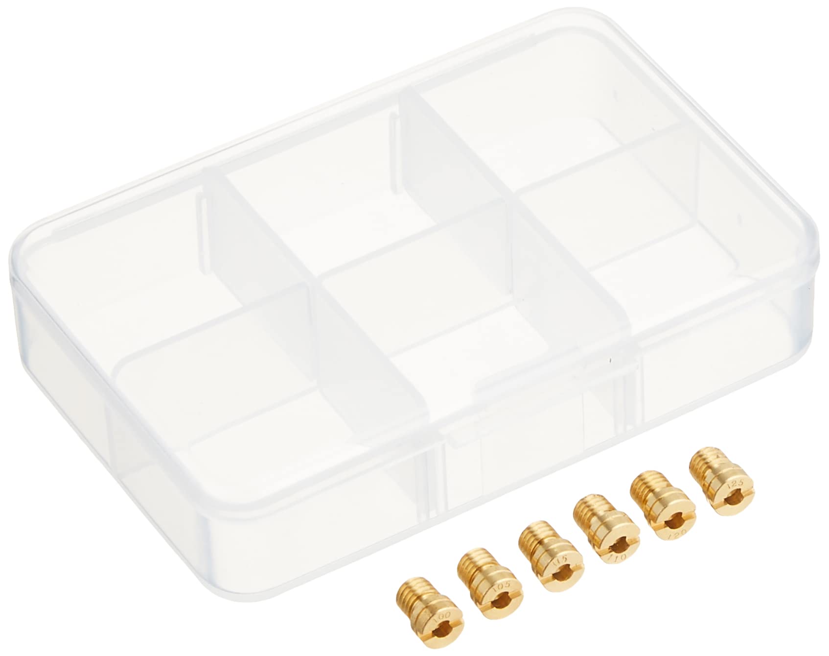 Daytona Motorcycle Main Jet Keihin Round Large Type #100-125 6 04 Keihin round large (#100-125)