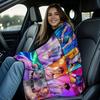K Pop Flannel Blanket Demon Hunters Ultra Warm Soft Throw Blanket for Office Bedding Cover Plush Thin Quilt Holiday Decor Fans