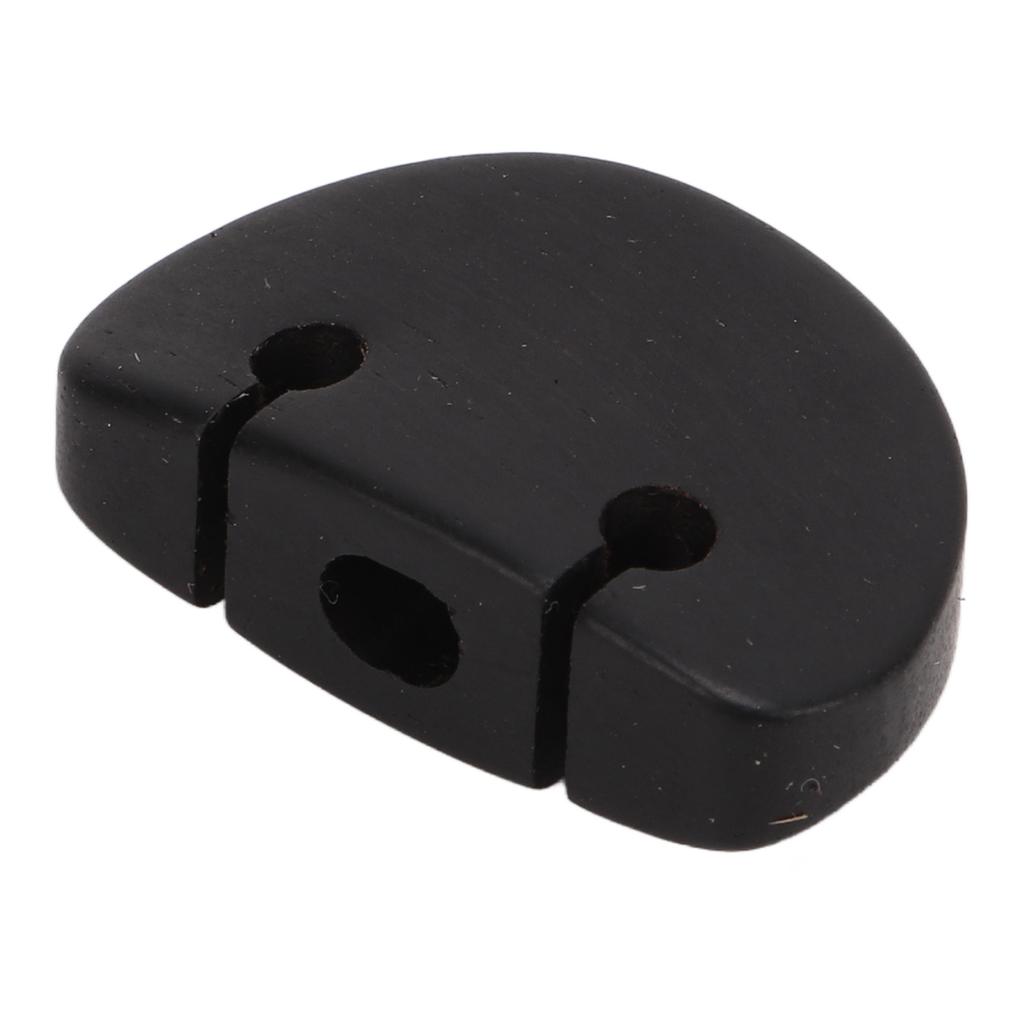 6Set Guitar Tuning Peg Buttons Ebony Metal Tuner Machine Head Button for Electric GuitarsLarge Semi