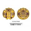 Year of the Horse Gold Lucky Cat Phone Sticker – 999 Pure Gold, Get Rich Charm, Small Gift