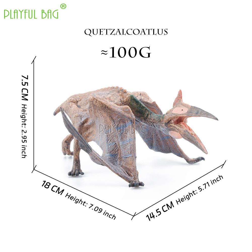 

Large Solid Quetzalcoatlus Pterosaur Dinosaur Model Realistic Flying Reptile Figure PVC Jurassic Toy & Collectible Gift HG18