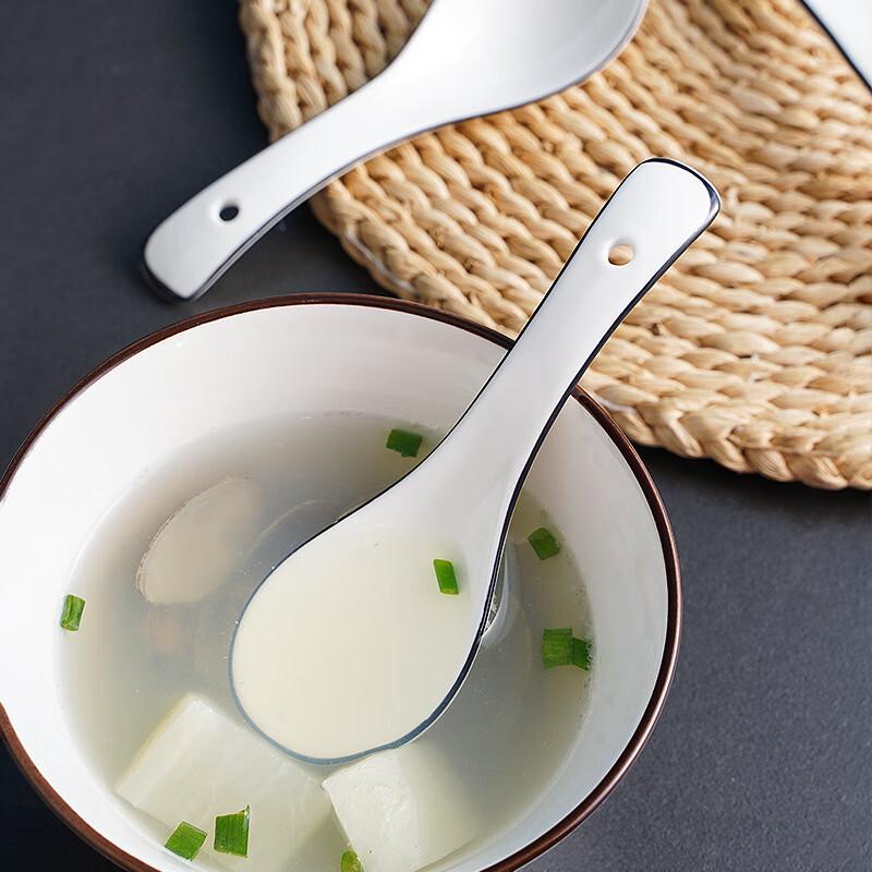 Nordic Style Enamel Soup Spoon