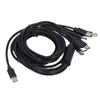2m/6.6ft USB C Splitter Cable Plug and Play USB C Multi Charging Cable  For Cell Phones