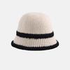 Temperament Sunshade Basin Cap Breathable Woven Fisherman Hat Fashion Knitted Bucket Hat  Travel
