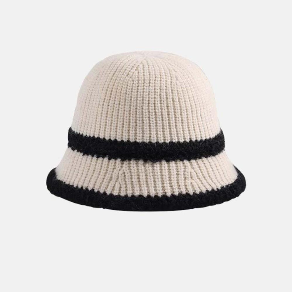 Temperament Sunshade Basin Cap Breathable Woven Fisherman Hat Fashion Knitted Bucket Hat  Travel