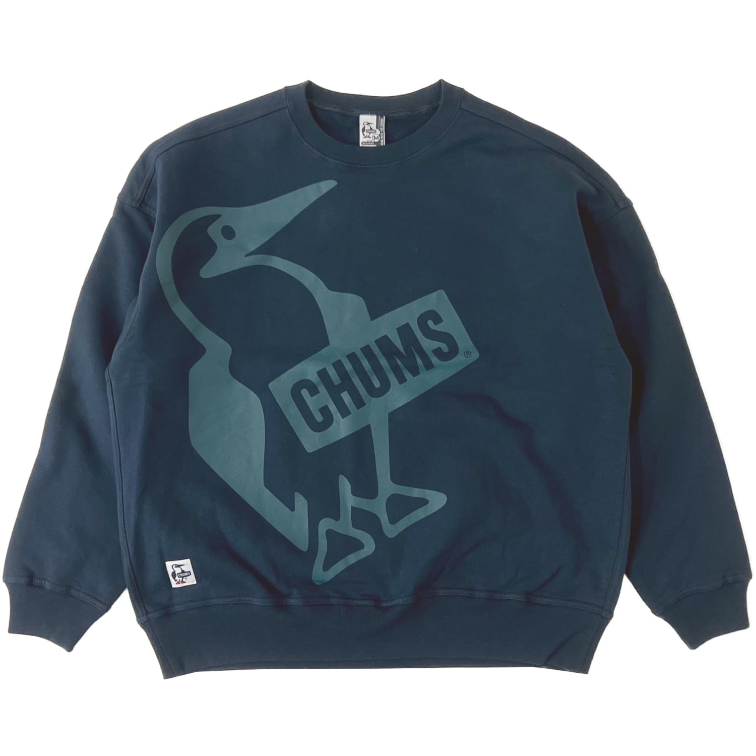 

Chums Sweatshirt Oversized Big Booby Crew Top Navy Men s тёмно-синий