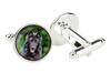 Belgian Shepherd Dog, Belgian Sheepdog - cufflinks in a box, handmade jewelry, product of the Art-Dog brand