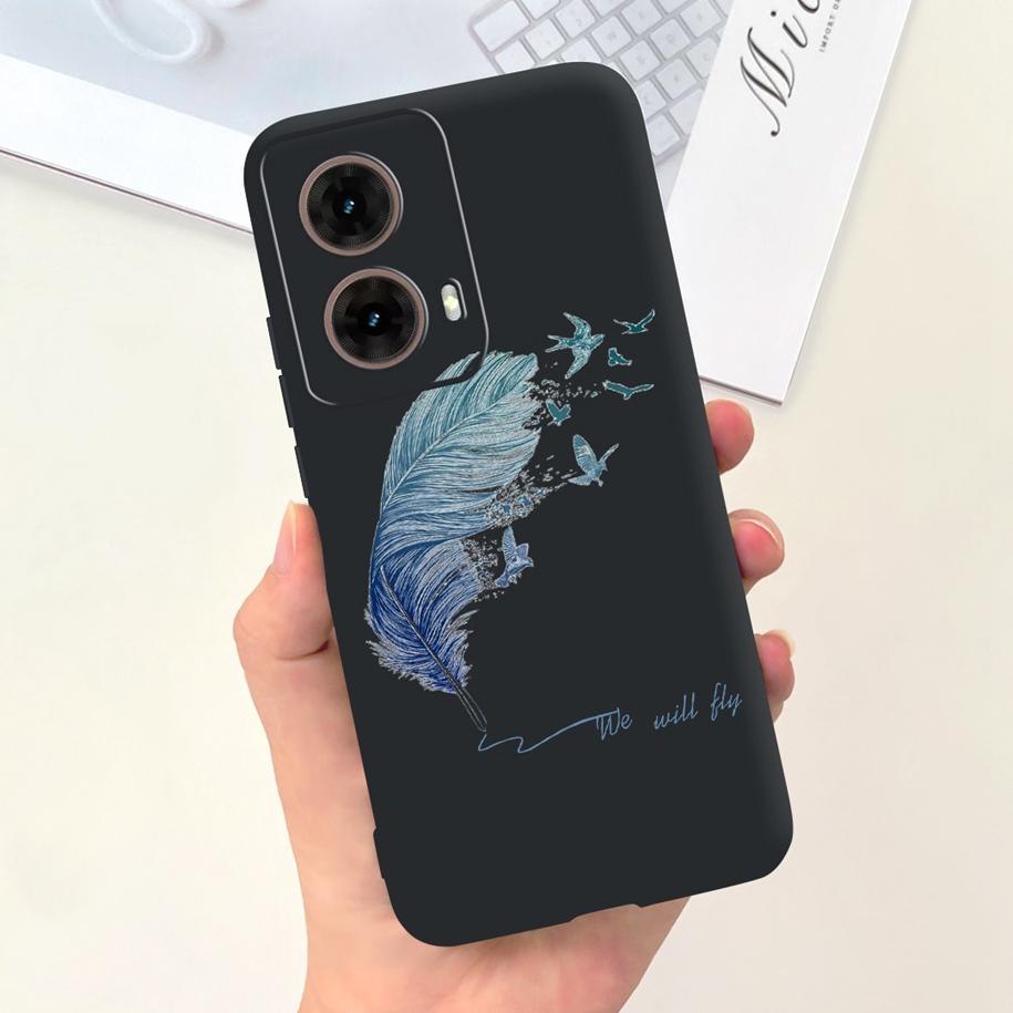 For Motorola Moto G85 5G Case Cute Astronaut Girls Soft Silicone TPU Phone Cover For Moto G85 2024 Funda G 85 MotoG85 Matte Case