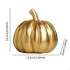 Harvest Pumpkin Figurine for Desktop Display Thanksgiving Decor Office Shelf