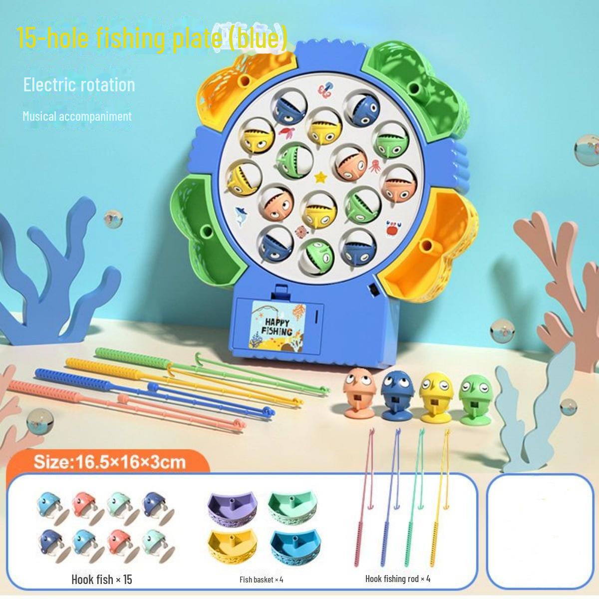 

Электрическая игрушка для рыбалки для раннего образования от 1 до 3 лет: Подарок для развития интеллекта у мальчиков и девочек