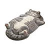 Slip Resistant Door Mat Cute Cat Bathroom Rug, Anti-Slip Absorbent Bath Washable Plush Tile And Wood Floor Kitty for Entrance Kitchen Home Decor