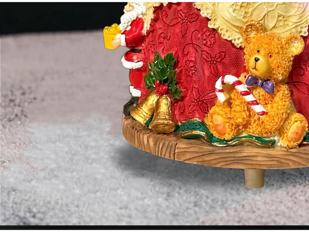 Crystal Ball Music Box Night Light – Christmas & New Year Gift for Kids