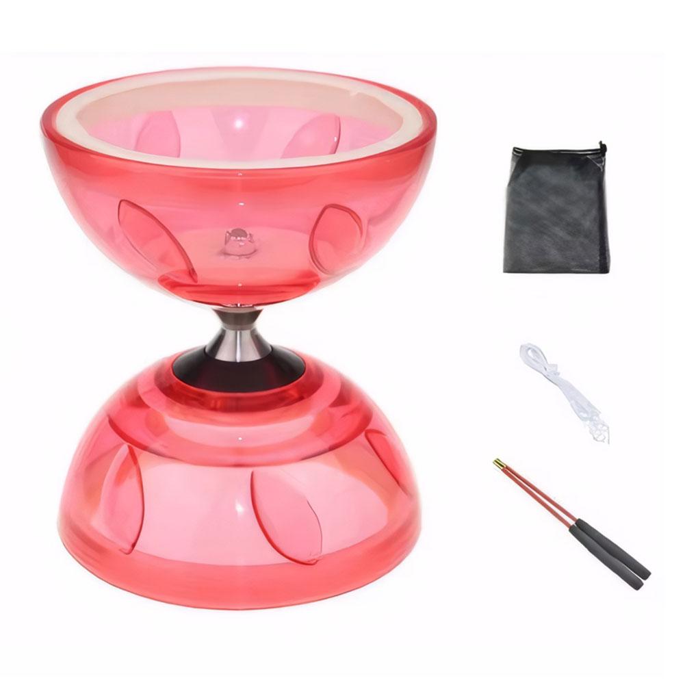 Chinese Yoyo Diabolo Set Triple Bearing Diabolo Juggling Diabolo for Adults Kids Elderly Outdoor Indoor Exercise