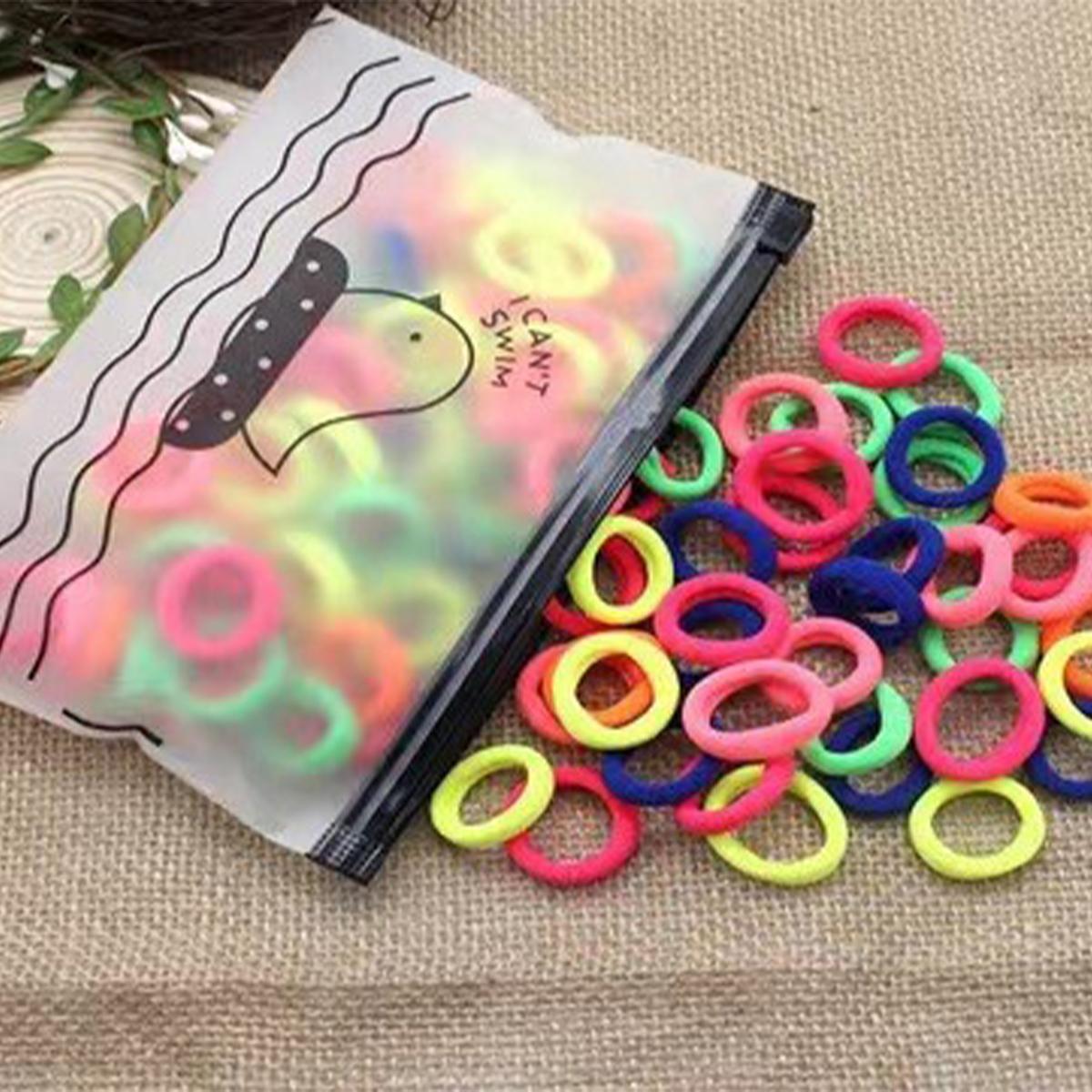 

Детские бамбуковые резинки для волос 2 см — эластичные и нежные для волос — упаковка маленьких резинок — идеально подходят для детей