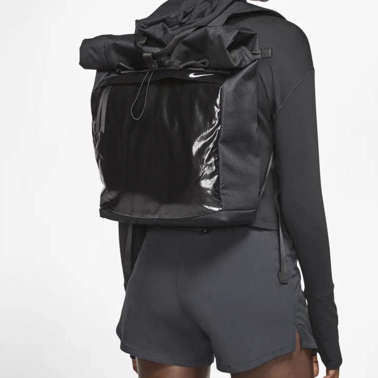 Nike Polyester Backpack Regular Unisex Black Lightweight Casual BA6173-010