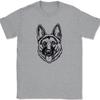 German Shepard T-Shirt K9 Animal Lover Police Dog Gift Tee