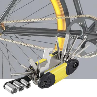 Fahrradschlüsselwerkzeug 16-in-1 Multifunktion Hochfest Klappbar Professionell Radfahren Mountainbike Schraubendreher